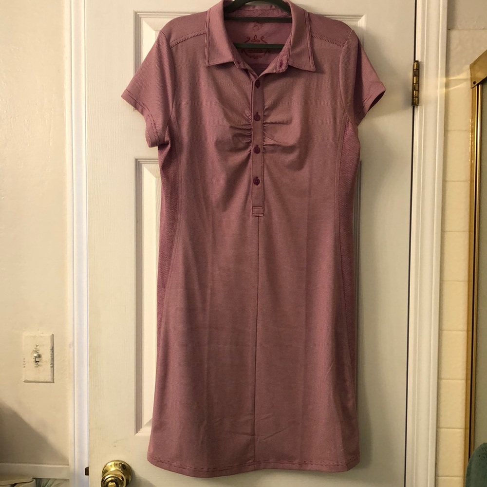 PrAna Kinley performance dress, Vivid Viola, NWT